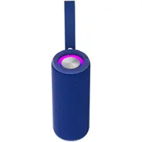 Denver BTV-213BU, 100 W, Kabellos, Tragbarer Mono-Lautsprecher, Blau, Silber, Zylinder, Violett