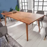 Riess Massiver Esstisch MYSTIC LIVING 200cm Akazie natur Massivholz Esszimmertisch Tisch Konferenztisch