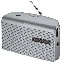 Grundig Music 60 Radio, UKW/MW, Kopfhörer-Ausgang, silber