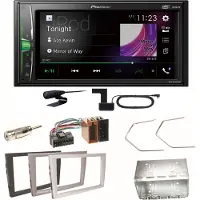 Pioneer DMH-A3300DAB Bluetooth Einbauset für Opel Omega B Meriva A Agila Vivaro