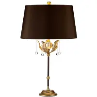 Elstead Lighting Elstead Amarilli Tischleuchte E27 Bronze-Goldfarbe Braun, UK