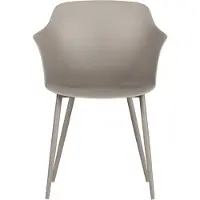 Ebuy24 (2er Set) Camilla Gartenstuhl grau.