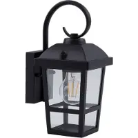 LINDBY Außenwandleuchte Eloane , dimmbar, schwarz, Edelstahl, Modern, Wandleuchte außen