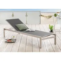 Destiny Rollliege MACAO Edelstahl mit Rollen 210x65x35cm, verstellbar, anthrazit