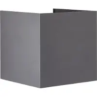 Brilliant dunkelgraue LED Außenwandleuchte Hilly | Up/Down Light | verstellbare Abstrahlwinkel | Metall/Glas | 6,5 Watt 700 Lumen 3000 Kelvin | IP44