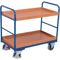 Cordes Tischwagen - 2 Etagen - 2 Kästen - Traglast 250 kg - 990 x 800 x 1.260 mm (HxBxT)