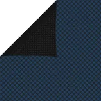 vidaXL Möbel Treibende Pool-Solarplane PE 975x488 cm Schwarz und Blau - Poolzubehör 92989