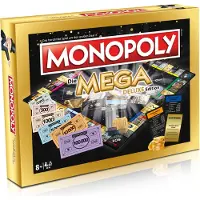 Winning Moves Monopoly - Mega Deluxe Edition Luxus Brettspiel Spiel Gesellschaftsspiel