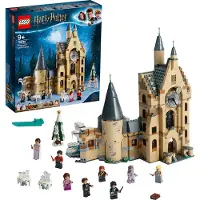 LEGO 75948 Harry Potter Schloss Hogwarts Uhrenturm Spielzeug kompatibel mit der Großen Halle und der Peitschenden Weide Sets