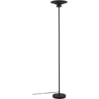 LINDBY LED-Stehleuchte Norvind, schwarz, Metall, 1-flammig
