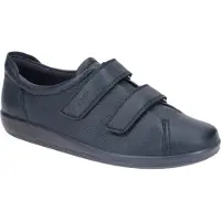 Ecco SOFT 2.0 Damenschuhe - bequeme Slipper - Halbschuhe blau Freizeit NEU