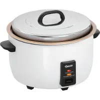 Bartscher Reiskocher 12 Liter, max. 5,5 kg Reis, antihaftbeschichteter Innentopf, Weiß