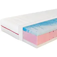 Beco Double Flex, 80 x 200 cm, H3, 23 cm, Hydrux-Gelschaum-Matratze mit Sommer-/Winter-Funktion, Germany