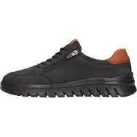 Waldlaufer Schnürhalbschuhe bequem in blau, Gr. 7