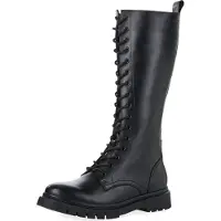 Tamaris Damen Elegante Stiefel Vegan 1-25602-43 Schwarz