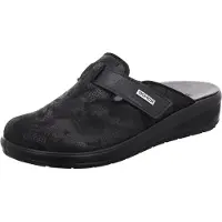 Rohde Hausschuhe Catania 6165 Damen Black-Schuhgröße 42
