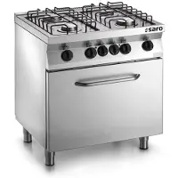 Saro Fast-Serie Gasherd mit Elektrobackofen F7/FUG6LE