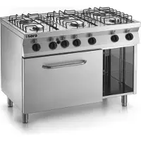 Saro Fast-Serie Gasherd Mit Elektrobackofen Modell F7/Fug6Le