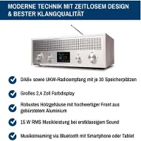 Blaupunkt Nostalgieradio VERONA mit DAB+ und Bluetooth, Weiß