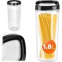 Kadax Lebensmittelbehälter für lose Produkte mit Deckel 1,8 l zur Aufbewahrung