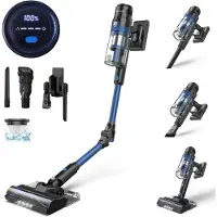 MYBOT S8 Ultra – Akku-Stabstaubsauger mit Wischfunktion – 430 W – 30 kPa – 3 Saugstufen – Kabelloser Staubsauger – Beutellos – Wiederaufladbar