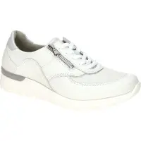 Waldlaufer K Damenschuhe - bequeme Schnür- Halbschuhe weiß