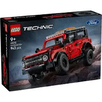 LEGO Technic – Ford Bronco Offroader mit Federung & Allrad | Authentisches Modell für Gelände-Fans - 42213 943 Teile