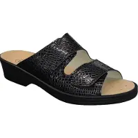 Algemare damen pantolette Pantolette dunkelblau in Gr. 38