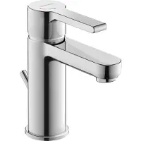Duravit Waschtisch-Einhebelmischer S Fresh + -Flow B.2 m Zugst.Abl.Gar., Ausladung 101mm, chrom