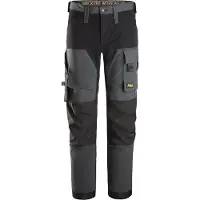 Snickers Stretch-Hose 6375 Stahlgrau - Schwarz (5804) Größe 056