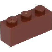 LEGO 50 Stück 3622 Stein Brick 1x3 Part Basic Steine 50 Rotbraun