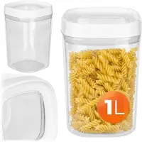 Kadax Lebensmittelbehälter für lose Produkte mit Deckel 1L zur Aufbewahrung