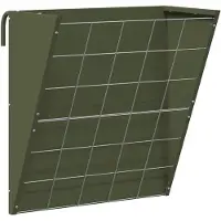 vidaXL Hängender Heufutterspender Olive Grün 61 x 33 x 66 cm