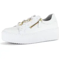 Gabor Sportliche Schnürschuhe Damen 31393136343433 Weiß 38 1/2 EU