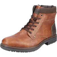 Rieker Herren Boots Stiefelette Schnürung Warmfutter 33140, Größe:43 EU, Farbe:Braun