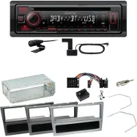 Kenwood KDC-BT450DAB Bluetooth CD Einbauset für Opel Vectra C Signum Corsa Combo