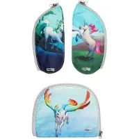 Ergobag Zip-Tasche Schulranzen-Zubehör Zippies Set 3-teilig Einhörner mehrfarbig