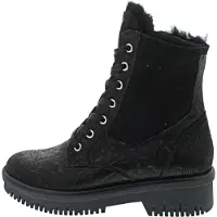 Waldlaufer H-Alea Schnürstiefel Schwarz in Gr. 40.5
