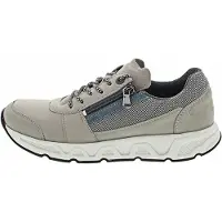 Waldlaufer H-Nils Herren sportlicher Schnürer in Beige, Größe 9.5