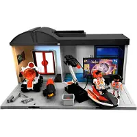 Playmobil , Transportables Hauptquartier Top Agents mit Mini-Figuren und Zubehör, Bunt