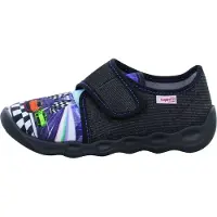 Superfit Bumblebee Hausschuhe, Schwarz, 27