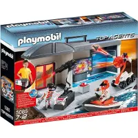 Playmobil , Transportables Hauptquartier Top Agents mit Mini-Figuren und Zubehör, Bunt