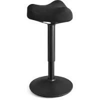Songmics Arbeitshocker Activo in Schwarz - (B)36 x (H)(58-83) x (T)36 cm | Gr.: onesize