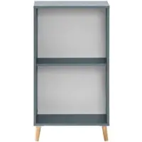 Proregal Möbelpartner Aktenregal Jaguar Small | HxBxT 92,6x51x41cm | 2 Fächern | Blau | Büroregal, Bücherregal von