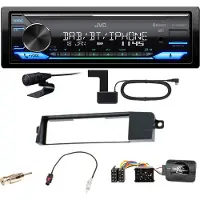 JVC KD-X482DBT Bluetooth Digitalradio USB Einbauset für BMW 3er E46