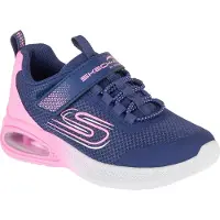 SKECHERS Microspec Max Advance - Fly 3 303595L-NVPK, Sneaker, für Mädchen, Dunkelblau