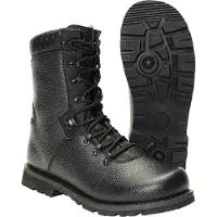Brandit Boot Uni BW Kampfstiefel schwarz Basics Leder EU45