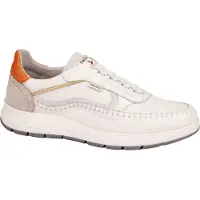 Pikolinos für Herren. M7W-6423C1 Salamanca Leder Turnschuhe weiß (41), Wohnung, Schnürsenkel, Lässig