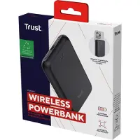 Trust Mobile Magno Magnetische Kabellose Powerbank 5.000 mAh Schnelles Aufladen, 50% Recycelten Materialien, MagSafe Ladegerät, USB-C Ladekabel, Qi Leichtes Mini Powerbank iPhone 12 – Schwarz