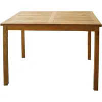 Linder Exclusiv GmbH LEX Tisch aus Teakholz, rechteckig, 70 x 90 x 75 cm